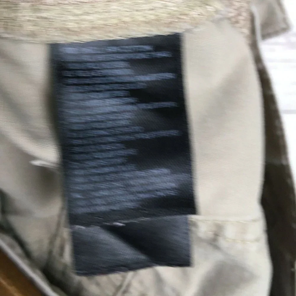 North Face Mens 36‎ Tan Plaid Cargo Shorts Cotton Blend Gusset Crotch
